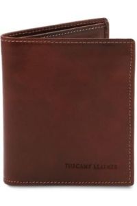 Ανδρικό Πορτοφόλι Δερμάτινο Tuscany Leather TL142064 Καφέ