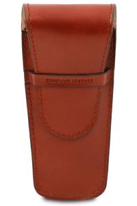 Δερμάτινη θήκη για στυλό ή πένα διπλή Tuscany Leather TL142130 Μελί