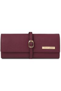 Δερμάτινη θήκη για Κοσμήματα Tuscany Leather TL142193 Μπορντώ