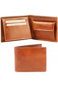 Ανδρικό Δερμάτινο Πορτοφόλι Tuscany Leather TL140763 Μελί