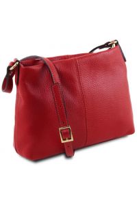 Γυναικείο Τσαντάκι Δερμάτινο TL Bag Tuscany Leather TL141720 Κόκκινο lipstick