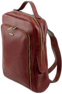 Ανδρική Τσάντα Πλάτης Δερμάτινη Bangkok 13.3 ίντσες Tuscany Leather TL141793 Καφέ