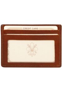 Δερμάτινη θήκη για Επαγγελματικές / Πιστωτικές κάρτες Tuscany Leather TL140805 Καφέ