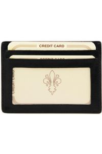 Δερμάτινη θήκη για Επαγγελματικές / Πιστωτικές κάρτες Tuscany Leather TL140805 Μαύρο