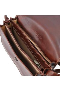 Γυναικεία Τσάντα Δερμάτινη Greta Tuscany Leather TL141958 Καφέ