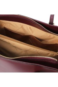Γυναικεία Τσάντα Δερμάτινη Tuscany Leather TL142037 Μπορντώ