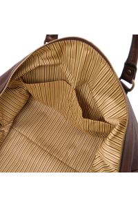 Σάκος Ταξιδίου Δερμάτινος Oslo Tuscany Leather TL141913 Καφέ σκούρο