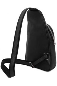 Ανδρικό Τσαντάκι Δερμάτινο Albert Tuscany Leather TL142022 Μαύρο