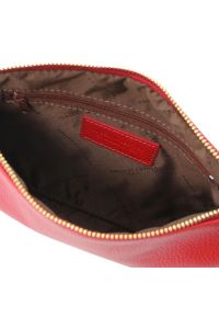 Γυναικείο Τσαντάκι Δερμάτινο Tuscany Leather TL142029 Κόκκινο lipstick