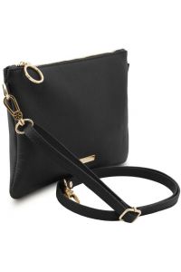 Γυναικείο Τσαντάκι Δερμάτινο Tuscany Leather TL142029 Μαύρο