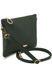 Γυναικείο Τσαντάκι Δερμάτινο Tuscany Leather TL142029 Κυπαρισσί