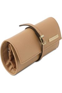Δερμάτινη θήκη για Κοσμήματα Tuscany Leather TL142193 Σαμπανιζέ