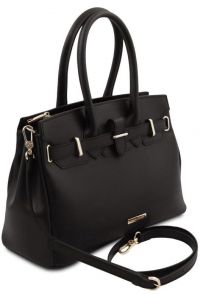 Γυναικεία Τσάντα Δερμάτινη Tuscany Leather TL142174 Μαύρο