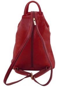 Γυναικείο Τσαντάκι Δερμάτινο Shanghai Tuscany Leather TL140963 Κόκκινο