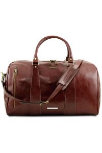 Σάκος Ταξιδίου Δερμάτινος TL Voyager L Tuscany Leather TL141794 Καφέ