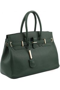 Γυναικεία Τσάντα Δερμάτινη Tuscany Leather TL141529 Κυπαρισσί
