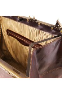 Ιατρική Τσάντα Δερμάτινη Madrid Large Tuscany Leather TL1022 Καφέ
