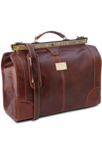 Ιατρική Τσάντα Δερμάτινη Madrid Small Tuscany Leather TL1023 Κόκκινο