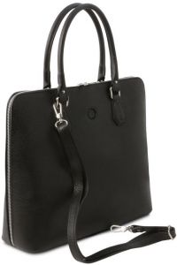 Γυναικεία Επαγγελματική Τσάντα Δερμάτινη Magnolia Tuscany Leather TL141809 Μαύρο