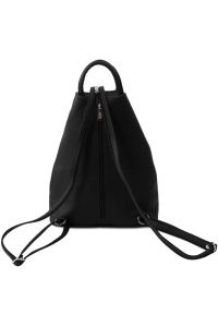 Γυναικείο Τσαντάκι Δερμάτινο Shanghai Tuscany Leather TL141881 Μαύρο