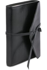 Σημειωματάριο Δερμάτινο Tuscany Leather TL142027 Μαύρο