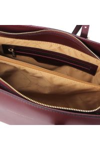 Γυναικεία Τσάντα Δερμάτινη Tuscany Leather TL142037 Μπορντώ