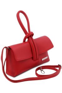 Γυναικείο Τσαντάκι Δερμάτινο Tuscany Leather TL141990 Κόκκινο Lipstick