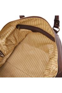 Σάκος Ταξιδίου Δερμάτινος Oslo Tuscany Leather TL141913 Καφέ σκούρο