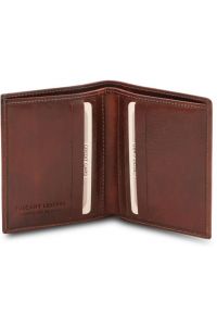 Ανδρικό Πορτοφόλι Δερμάτινο Tuscany Leather TL142064 Καφέ