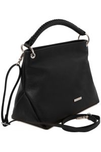 Γυναικεία Τσάντα Δερμάτινη Tuscany Leather TL142087 Μαύρο