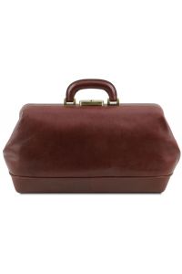 Ιατρική Τσάντα Δερμάτινη Bernini Tuscany Leather TL142089 Καφέ