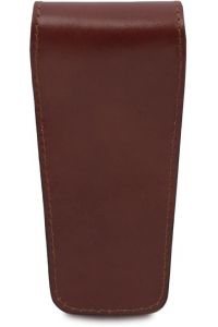 Δερμάτινη θήκη για στυλό ή πένα διπλή Tuscany Leather TL142130 Καφέ
