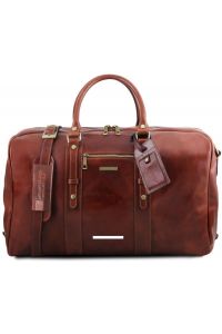 Σάκος ταξιδίου δερμάτινος TL Voyager Tuscany Leather TL142140 Καφέ