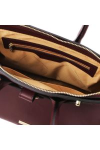 Γυναικεία Τσάντα Δερμάτινη Tuscany Leather TL142174 Μπορντώ