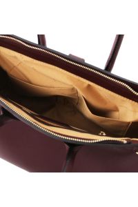 Γυναικεία Τσάντα Δερμάτινη Tuscany Leather TL142174 Μπορντώ