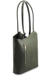 Γυναικεία Τσάντα Δερμάτινη Patty Tuscany Leather TL141455 Πράσινο σκούρο