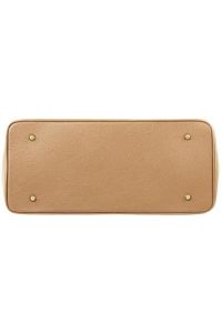 Γυναικεία Τσάντα Δερμάτινη Tuscany Leather TL141529 Σαμπανιζέ