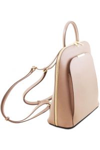 Τσάντα Πλάτης Δερμάτινη TL Bag Tuscany Leather TL141631 Nude