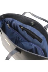 Γυναικεία Τσάντα Ώμου Δερμάτινη Tuscany Leather TL141828 Μαύρο