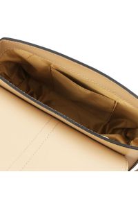 Γυναικεία τσάντα δερμάτινη Nausica Tuscany Leather TL141598 Σαμπανιζέ