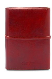 Σημειωματάριο Δερμάτινο Tuscany Leather TL142027 Κόκκινο