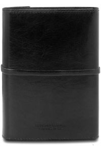 Σημειωματάριο Δερμάτινο Tuscany Leather TL142027 Μαύρο