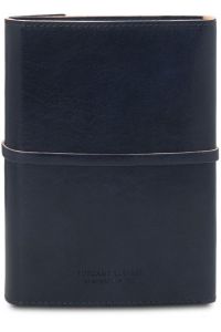 Σημειωματάριο Δερμάτινο Tuscany Leather TL142027 Μπλε σκούρο