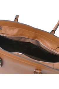 Γυναικεία Τσάντα Δερμάτινη Tuscany Leather TL142147 Κονιάκ