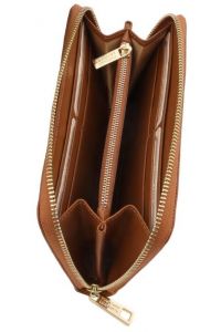 Γυναικείο Πορτοφόλι Δερμάτινο Venere Tuscany Leather TL142085 Κονιάκ