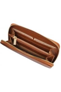Γυναικείο Πορτοφόλι Δερμάτινο Venere Tuscany Leather TL142085 Κονιάκ
