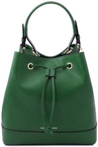 Γυναικεία Τσάντα Δερμάτινη Tuscany Leather TL142145 Minerva Πράσινο