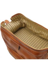 Θήκη Τσαντάκι Καλλυντικών Δερμάτινο Jacob Tuscany Leather TL142204 Φυσικό