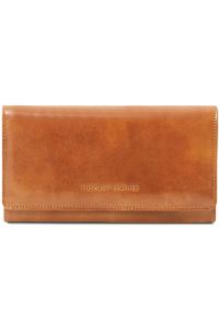 Γυναικείο Πορτοφόλι Δερμάτινο Tuscany Leather TL 140787 Μελί