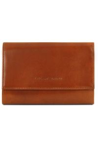 Γυναικείο Πορτοφόλι Δερμάτινο Tuscany Leather TL140796 Μελί